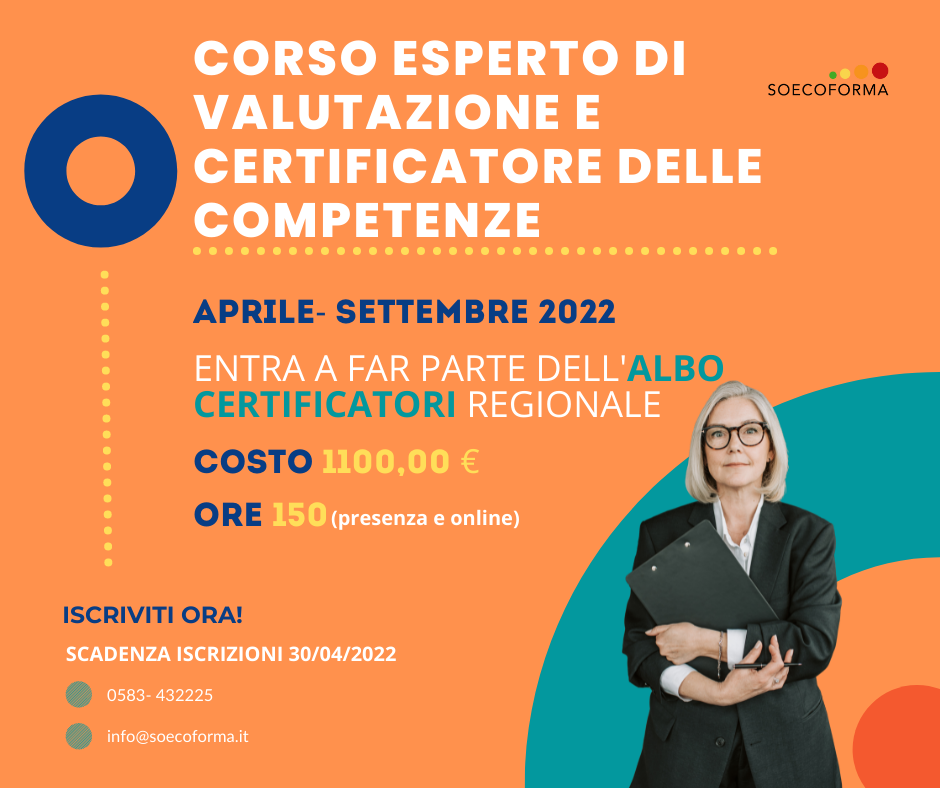 CERTIFICAZIONE DI COMPETENZE DI V LIVELLO EQF